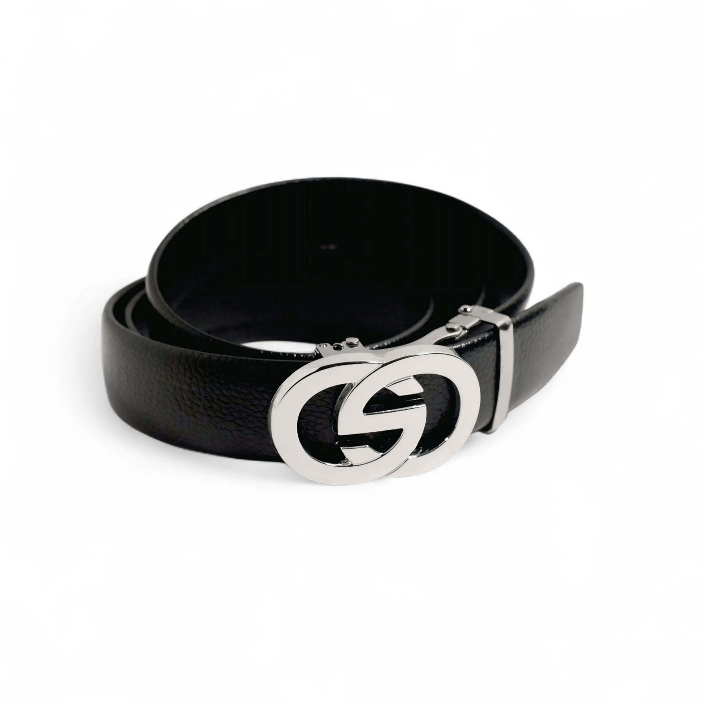 Classic Black Auto Lock Leather Belt