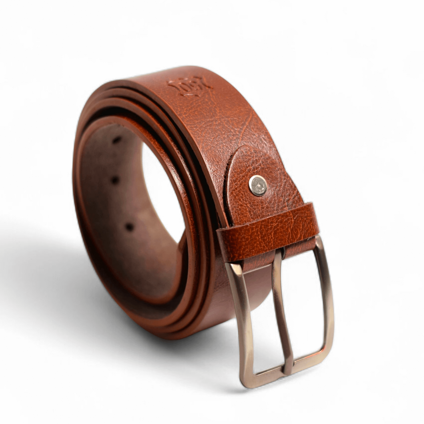 Classic Light Brown Leather Belt