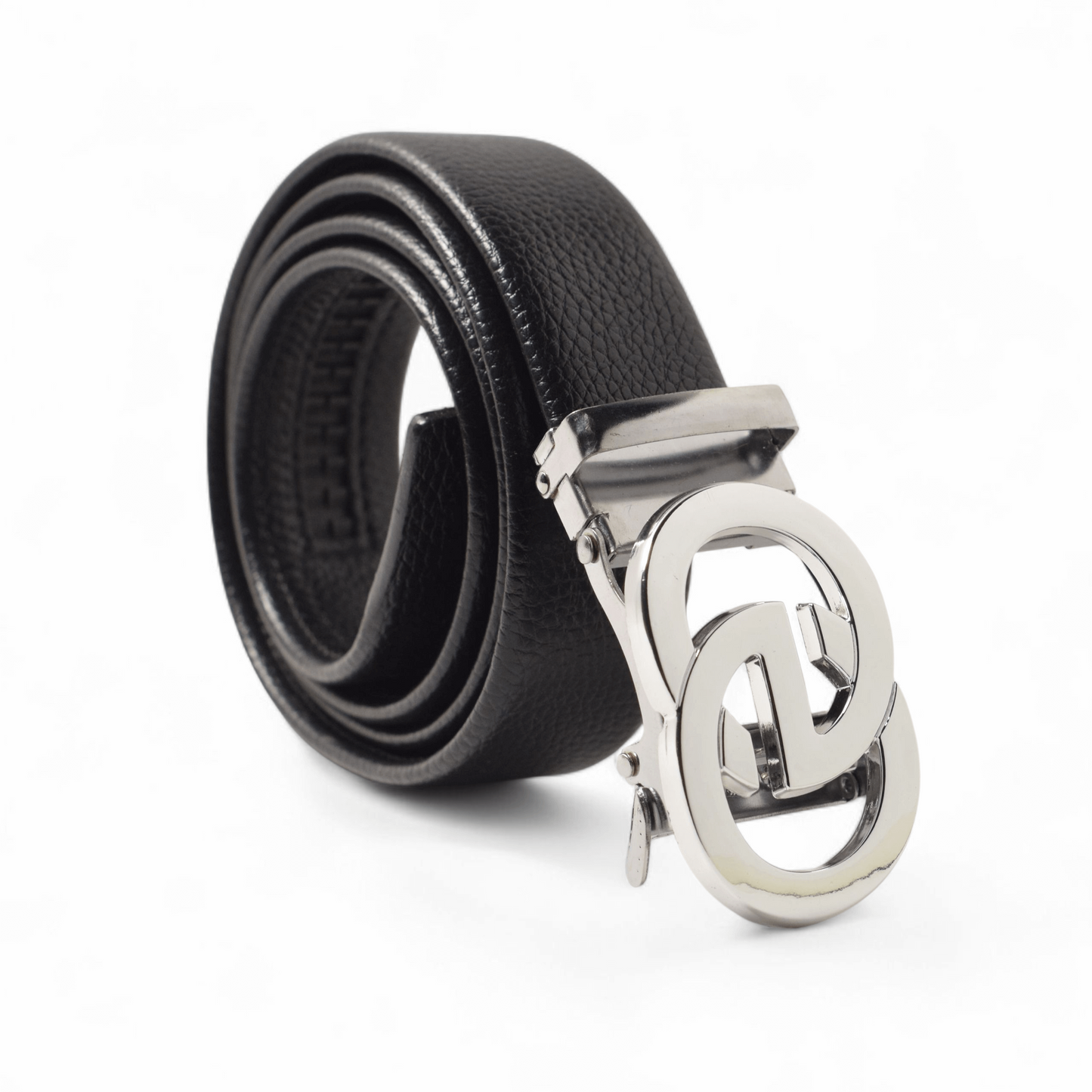 Classic Black Auto Lock Leather Belt